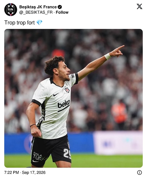 Fransa'daki Beşiktaş taraftarları da sevincini gizlemedi
