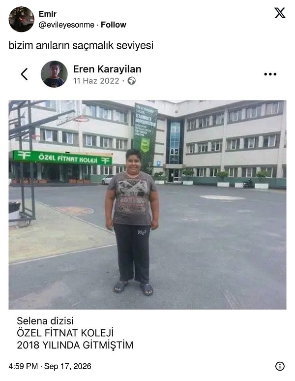 Anıları küçümsemeyelim.