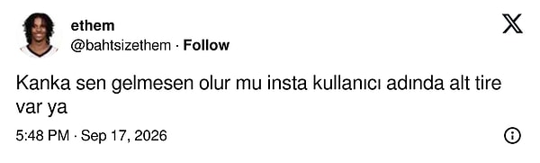 Haklı bir dışlama...