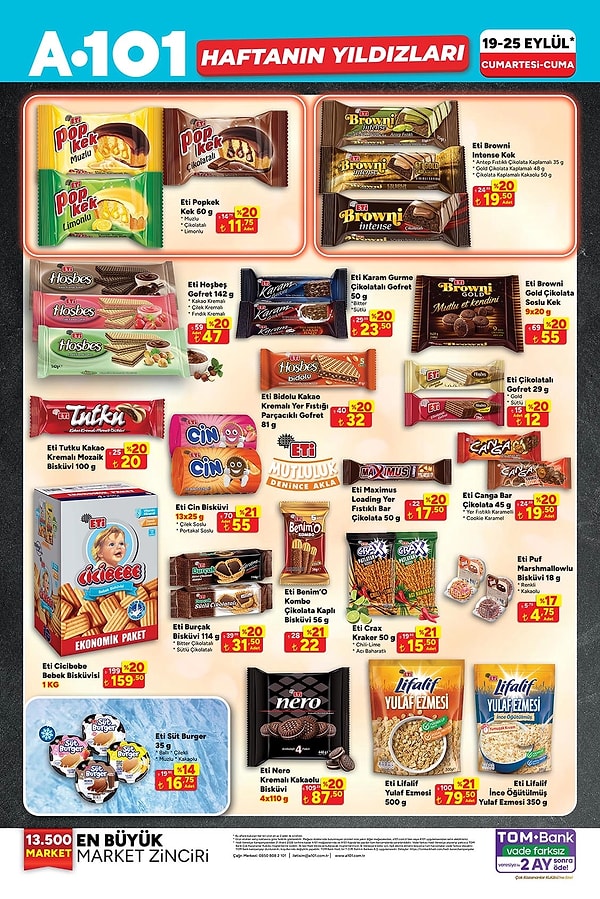Eti Popkek Çeşitleri 60 g 11,75 TL