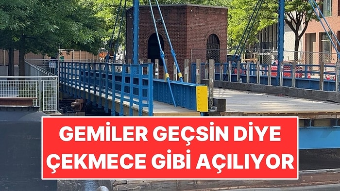 137 Yıllık Köprüyü 5 Yıl Onardılar: Gemiler Geçsin Diye Çekmece Gibi Açılıyor