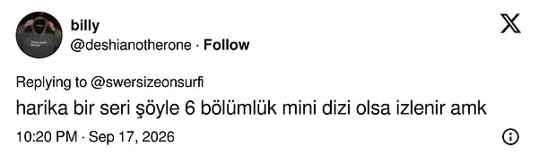 Bazıları işi dizi teklifine kadar götürdü: