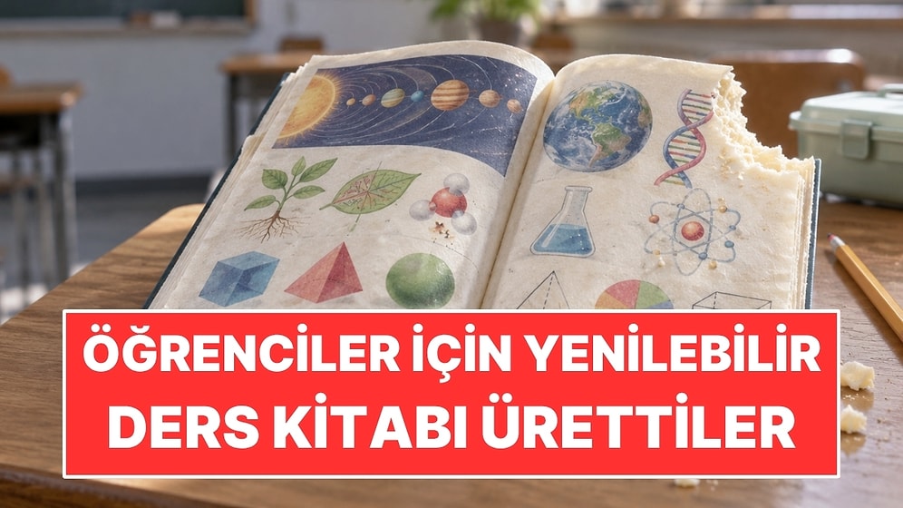 Ödevlerini Yemeye Başladılar: Öğrenciler İçin Yenilebilir Ders Kitabı Ürettiler