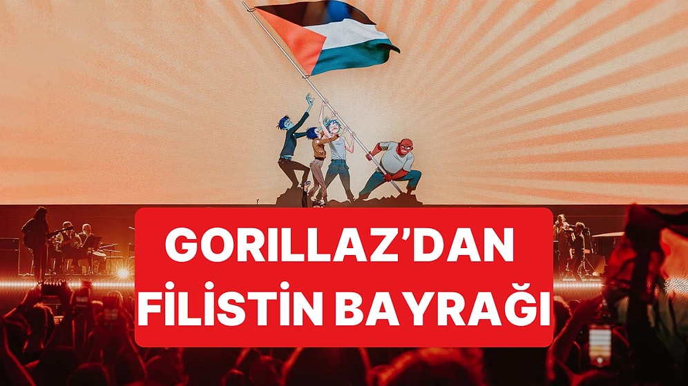 Gorillaz'ın Solisti Damon Albarn'dan Filistin Mesajı Geldi: "Duruşunuz Asla Bozmayın"