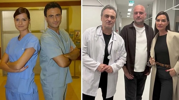 Dile kolay, tam 18 yıl! Doktorlar'ın Ela ve Levent'ini bugünkü Yasemin Ergene ve Kutsi'yle yan yana koyunca geçen yılların ikiliyi ne kadar değiştirdiği de gözlerden kaçmadı.