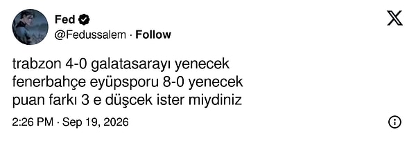 "Bir ihtimal" denilerek atılan tweet haftaya damgasını vurdu. Tepkiler de gecikmedi.