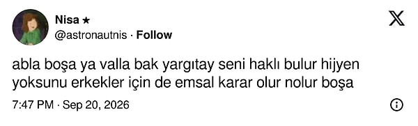 Yargıtay'ın hijyensizliği emsal karar sayabileceğini öne sürenler de vardı