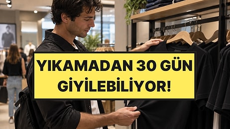 Satışa Çıktı: Dev Marka Bir Ay Yıkanmadan Giyilebilen Tişört Üretti