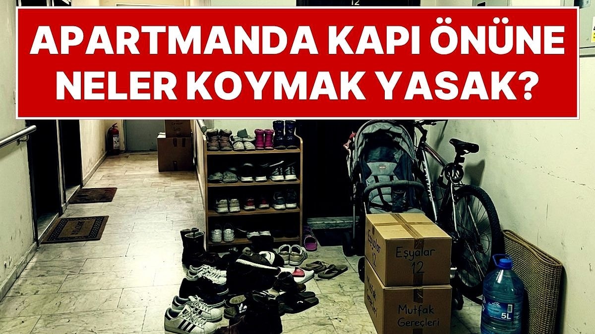 Apartmanda Kapı Önüne Ayakkabı ve Bisiklet Koymak Yasak: Tek Komşunun Şikayeti Mahkemelik Ediyor