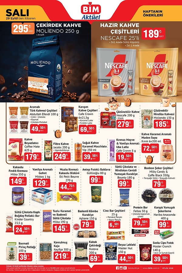 Moliendo Çekirdek Kahve 250 g 295 TL