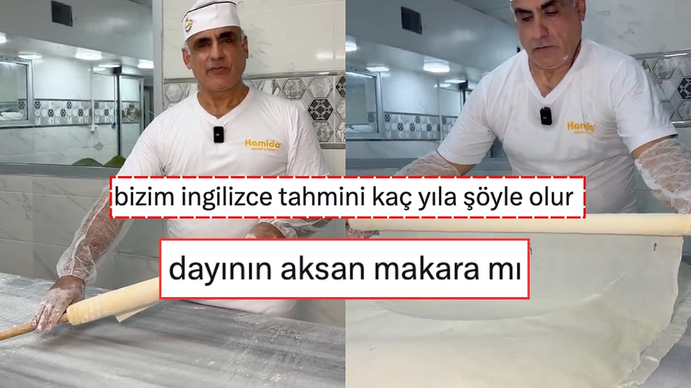 Baklava Ustasının Kusursuz İngilizce Aksanı Goygoycuların Diline Düştü