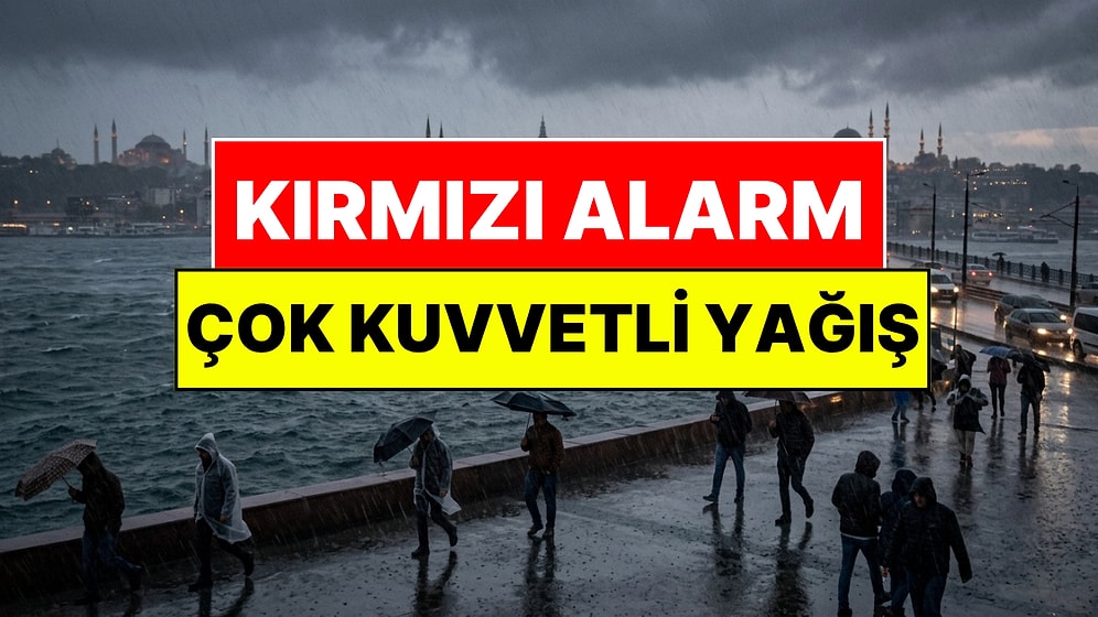 İstanbul İçin Kırmızı Alarm Verildi: Yarın Sabah Saatlerine Dikkat, Sıcaklıklar Çakılıyor!
