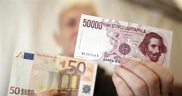 İtalya Merkez Bankası, dönüşüm süresinin dolduğu gerekçesiyle parayı euroya çevirmeyi reddetti.