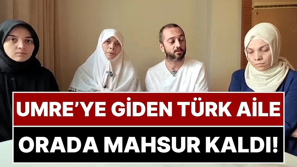 Kabe'de Seccadeye Basıldı, Sonu Hapis Oldu: Ünlüce Ailesi 8 Aydır Türkiye'ye Dönemiyor
