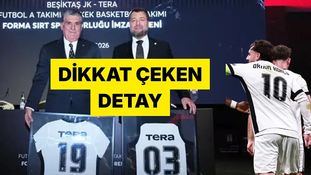 Beşiktaş Formasından Soruşturma Altındaki Tera'nın Sponsorluk Yazısı Silindi