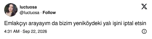 Yeniköy'deki yalı işini iptal ettirmeye gitti