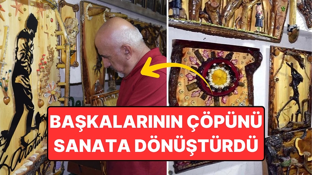 Herkesin Attığını O Topladı: 35 Yılda Çöpten 500'ün Üzerinde Tablo Çıkardı
