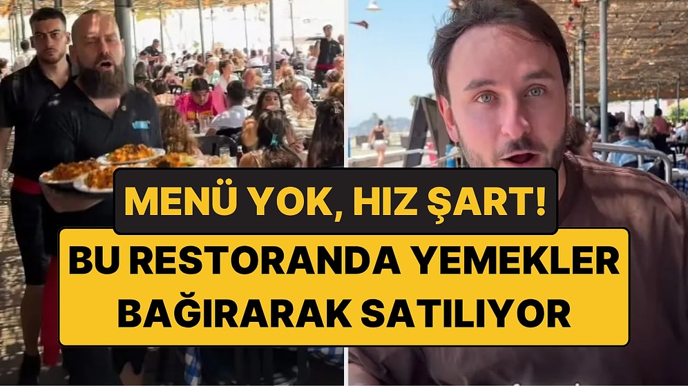 Menü Yok, Sipariş Yok: Bu Restoranda Yemeğinizi Bağırarak Kazanıyorsunuz