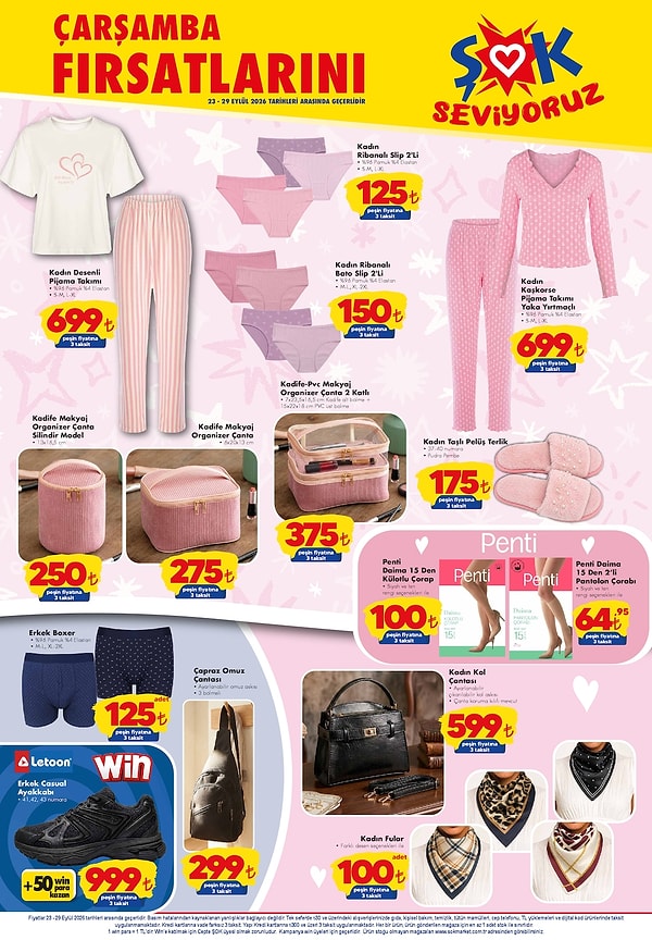 Kadın Desenli Pijama Takımı 699 TL