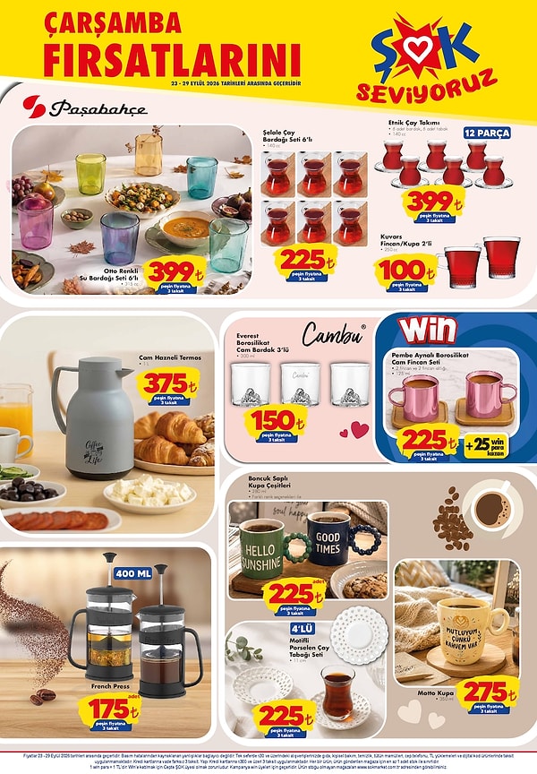 Paşabahçe Otto Renkli Su Bardağı Seti 6'lı 399 TL