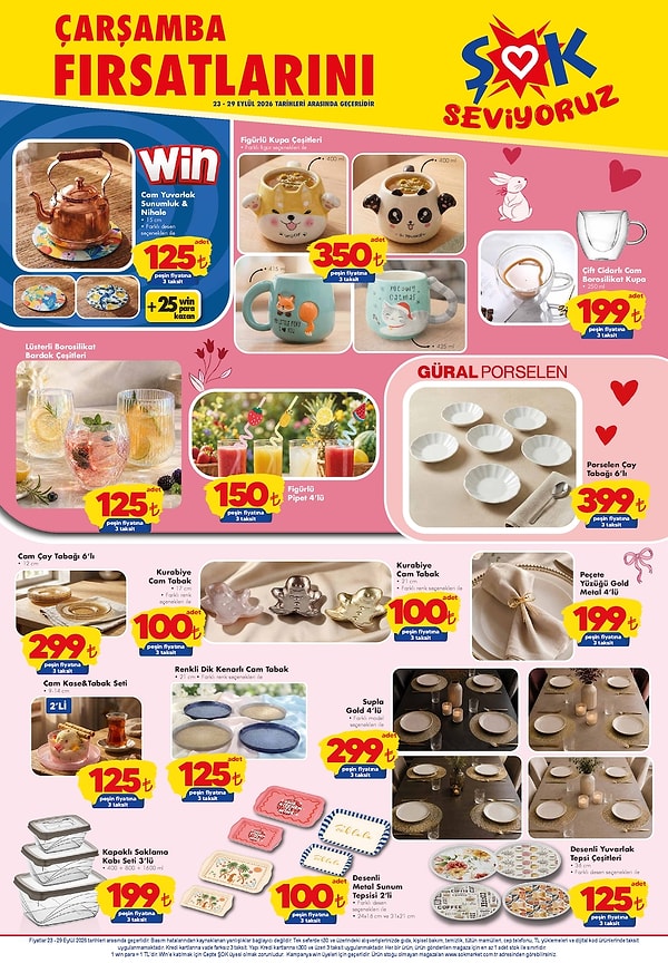 Cam Yuvarlak Sunumluk & Nihale 125 TL