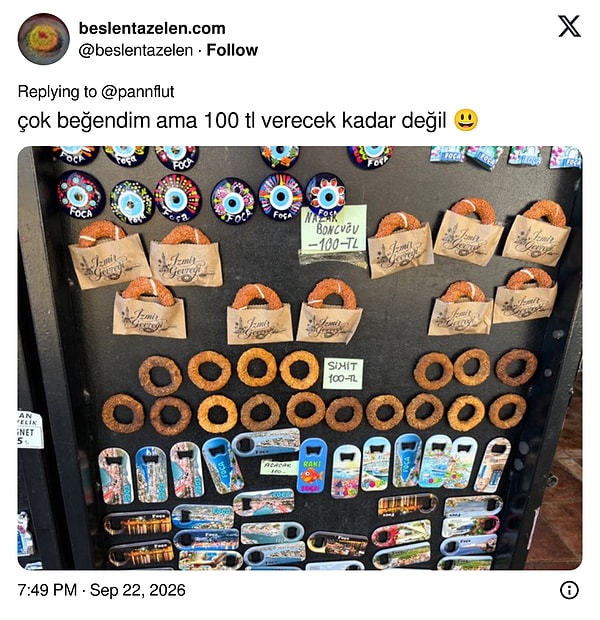 Yanıt yazanlardan biri beğendiğini ama 100 liraya alacak kadar sevmediğini itiraf etti