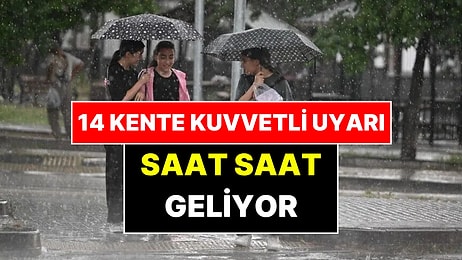Meteoroloji 14 İl İçin Sarı Kodlu Uyarı Yayımladı: Fırtına ve Sağanak Saat Saat Geliyor