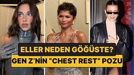 Gen Z'nin Yeni Pozu: "Chest Rest" Artık Kırmızı Halılarda! Peki Neden Bu Kadar Popüler?