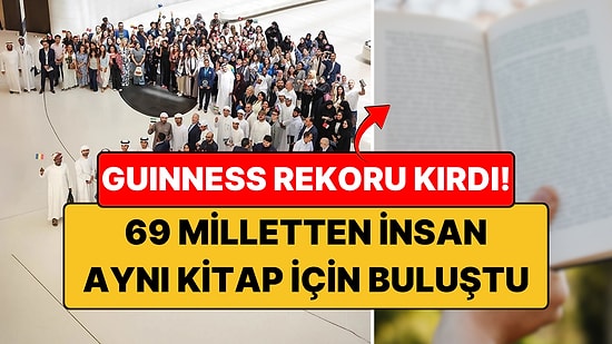 69 Milletten İnsan Aynı Kitap İçin Buluştu: Guinness Rekoru Kırıldı