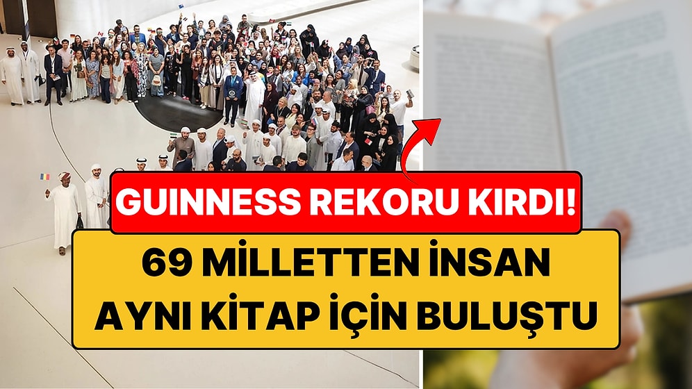 69 Milletten İnsan Aynı Kitap İçin Buluştu: Guinness Rekoru Kırıldı