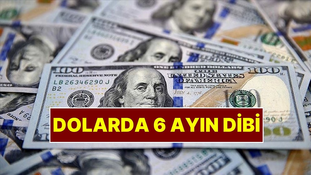 Dolar 6 Ayın Dibini Gördü