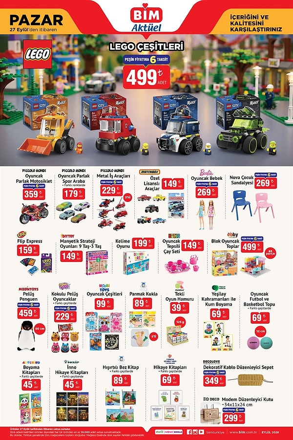 Lego Çeşitleri 499 TL