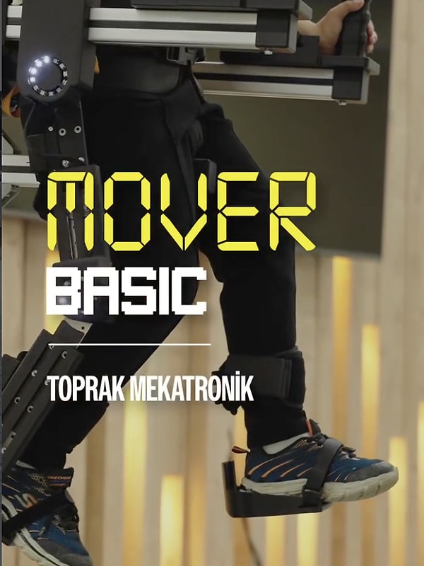 Mover Basic, rehabilitasyon sürecindeki çocukların yürüme hareketini güvenli ve kontrollü bir biçimde yapabilmesi için tasarlandı.