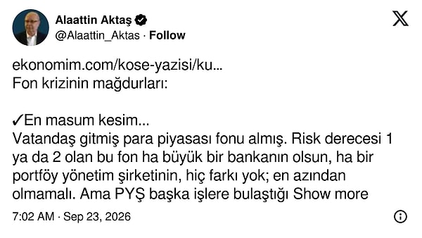 Fon krizine tepkilerden bazıları şöyle oldu: