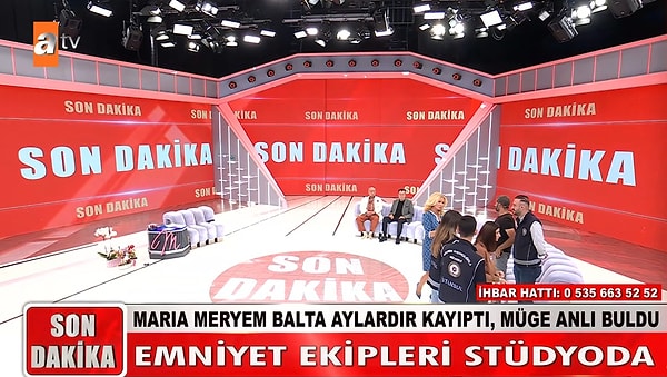 Emniyet ekipleri stüdyoya geldi, Mariia Meryem Balta boşanıp Ukrayna'ya dönmek istediğini açıkladı.