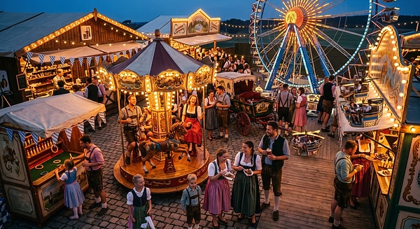 3. İçindeki çocuğu uyandıran panayır ruhu ve mini lunaparklar