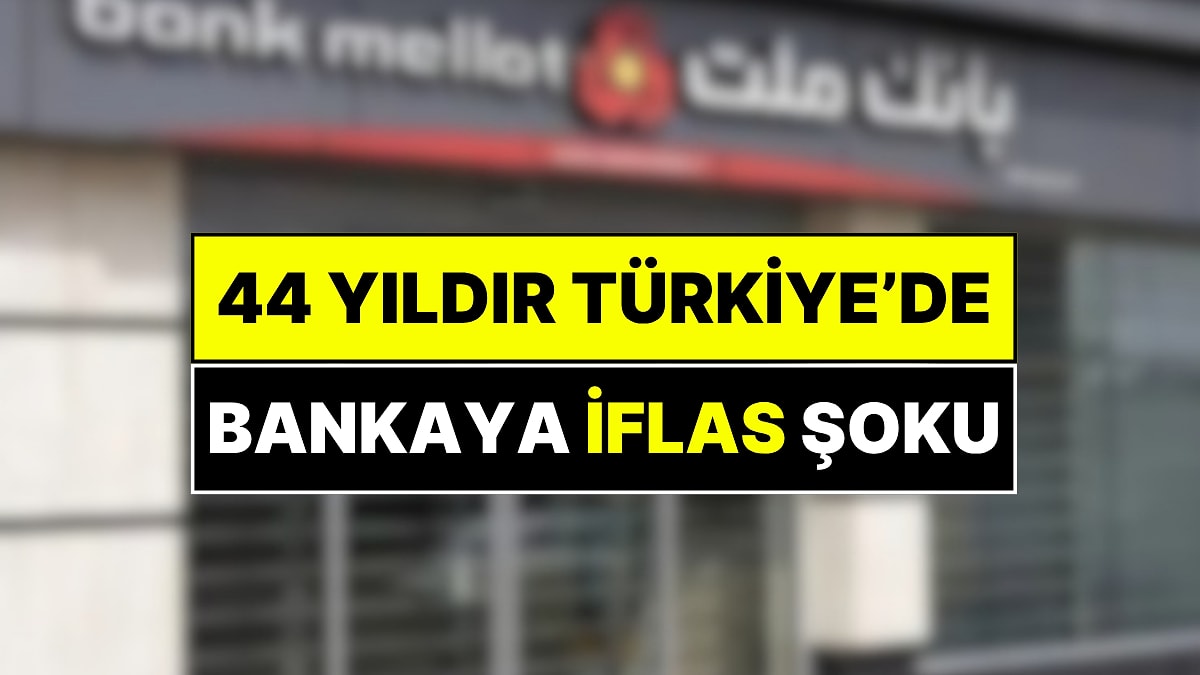 1981 Yılından Beri Türkiye'de Olan Dev Banka İçin İflas Süreci Başladı