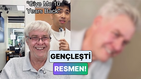 Berber Koltuğunda 10 Yıl Gençleşen Yaşlı Adamın Saç ve Sakal Kesimi Sonrası Yaşadığı İnanılmaz Değişim