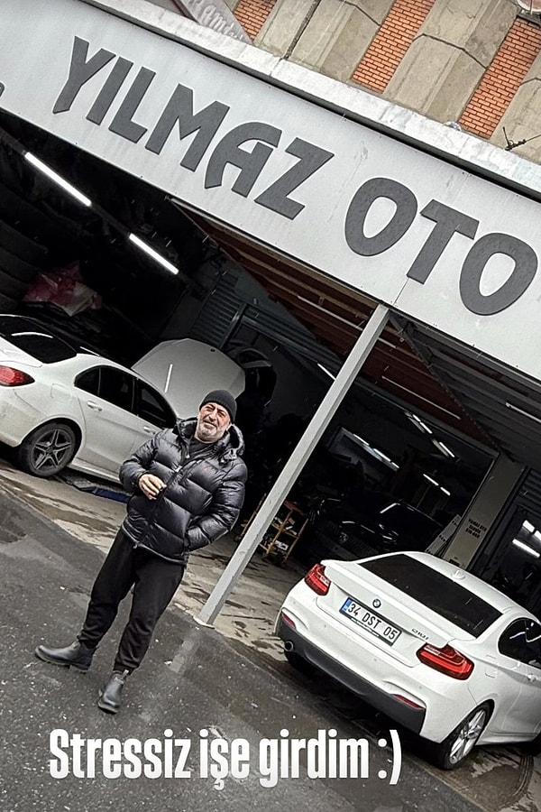 Sağlığına kavuşmasının ardından eski temposuna dönmeye başlayan Cem Yılmaz, soluğu bu kez Maslak Oto Sanayi Sitesi’nde aldı.