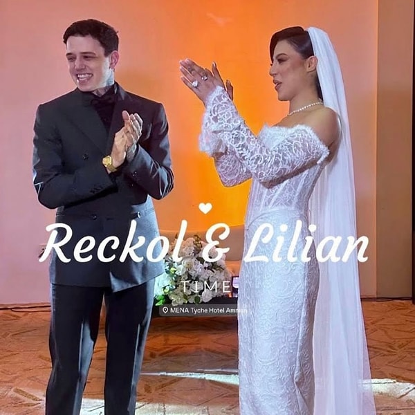 Reckol, Lilian Ateely ile Ürdün'ün başkenti Amman'da nikah masasına oturmuştu.