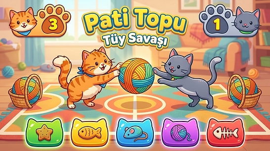 Patiler Fora! Tüy Savaşıyla Rekabetin En Tatlı Hali Başlıyor🐈😻🧶