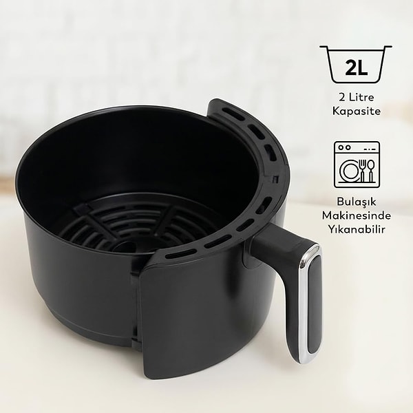 Üzerinde yer alan pratik mekanik kontrol paneli sayesinde pişirmek istediğiniz tarife göre 80°C - 200°C arası sıcaklık ayarını ve 0-30 dakika zamanlayıcıyı kolayca belirleyebilirsiniz.