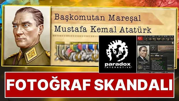Paradox'un Hearts of Iron IV Discord'unda Atatürk Fotoğrafı 'Karl Marx Gibi Tartışmalı' Denip Yasaklandı