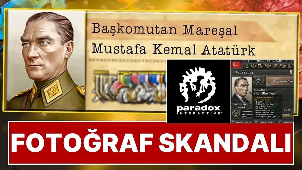 Paradox'un Hearts of Iron IV Discord'unda Atatürk Fotoğrafı 'Karl Marx Gibi Tartışmalı' Denip Yasaklandı