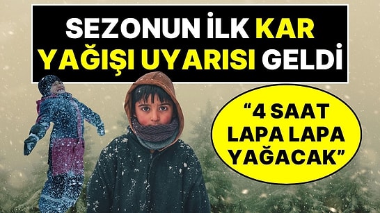 Sezonun İlk Kar Yağışı Uyarısı Geldi: Kartalkaya'da Bu Gece 4 Saat Lapa Lapa Kar Bekleniyor