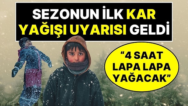 Sezonun İlk Kar Yağışı Uyarısı Geldi: Kartalkaya'da Bu Gece 4 Saat Lapa Lapa Kar Bekleniyor