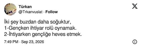 Bir kullanıcı işin felsefesini iki maddede özetledi