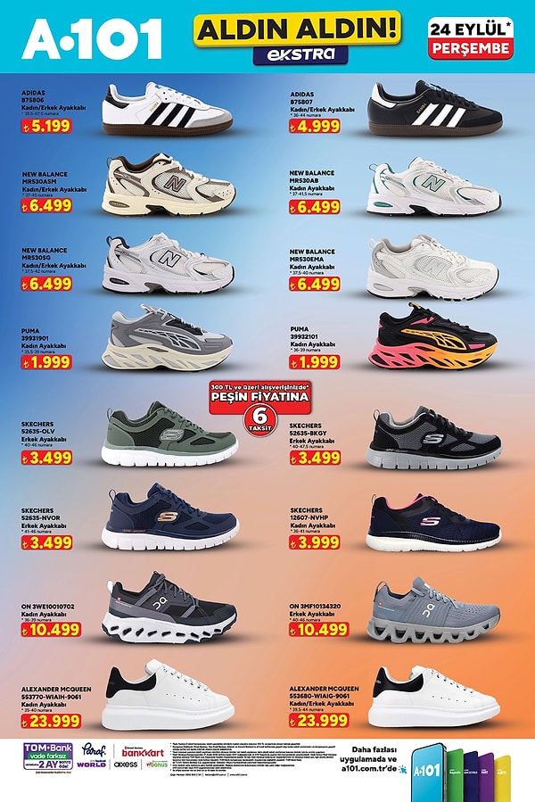 Adidas, New Balance, ON, Skechers Ayakkabı Çeşitleri