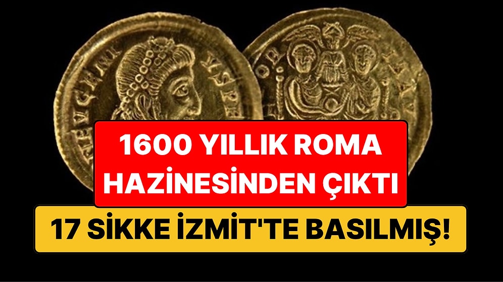 1.600 Yıllık Roma Hazinesinden Çıktı: 17 Sikke İzmit'te Basılmış