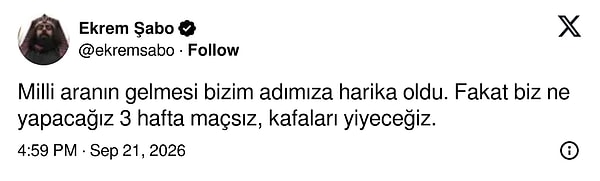 Aranın takımına iyi geldiğini kabul eden bir taraftar bile üç haftayı nasıl geçireceğini bilemedi